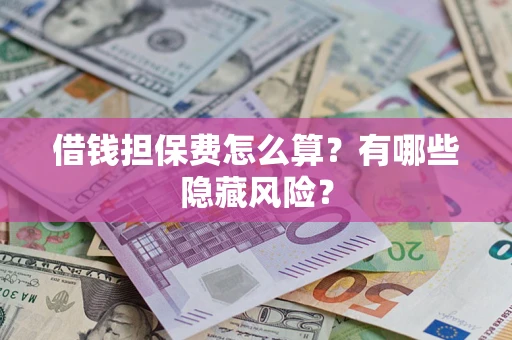 济南借钱担保费怎么算？有哪些隐藏风险？