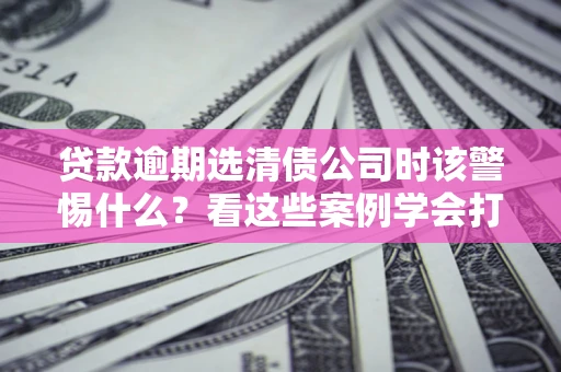 济南贷款逾期选清债公司时该警惕什么？看这些案例学会打翻身仗