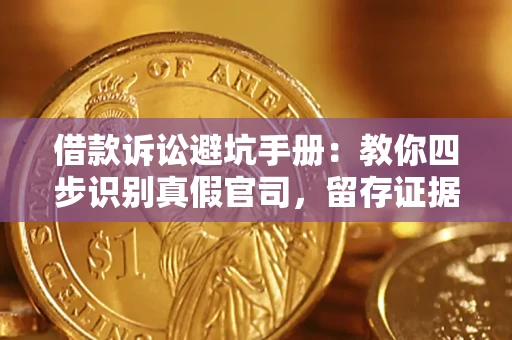 济南借款诉讼避坑手册：教你四步识别真假官司，留存证据不踩雷