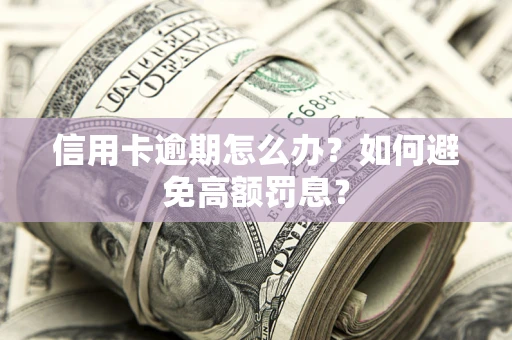 济南信用卡逾期怎么办？如何避免高额罚息？