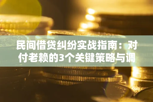 济南民间借贷纠纷实战指南：对付老赖的3个关键策略与调解盲区解析