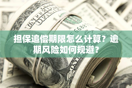济南担保追偿期限怎么计算？逾期风险如何规避？