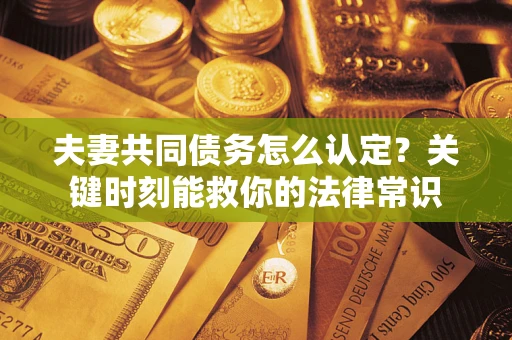 济南夫妻共同债务怎么认定？关键时刻能救你的法律常识